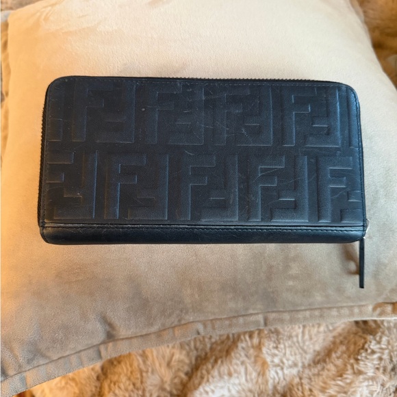 FF Black Leather Wallet - Picture 2 of 5